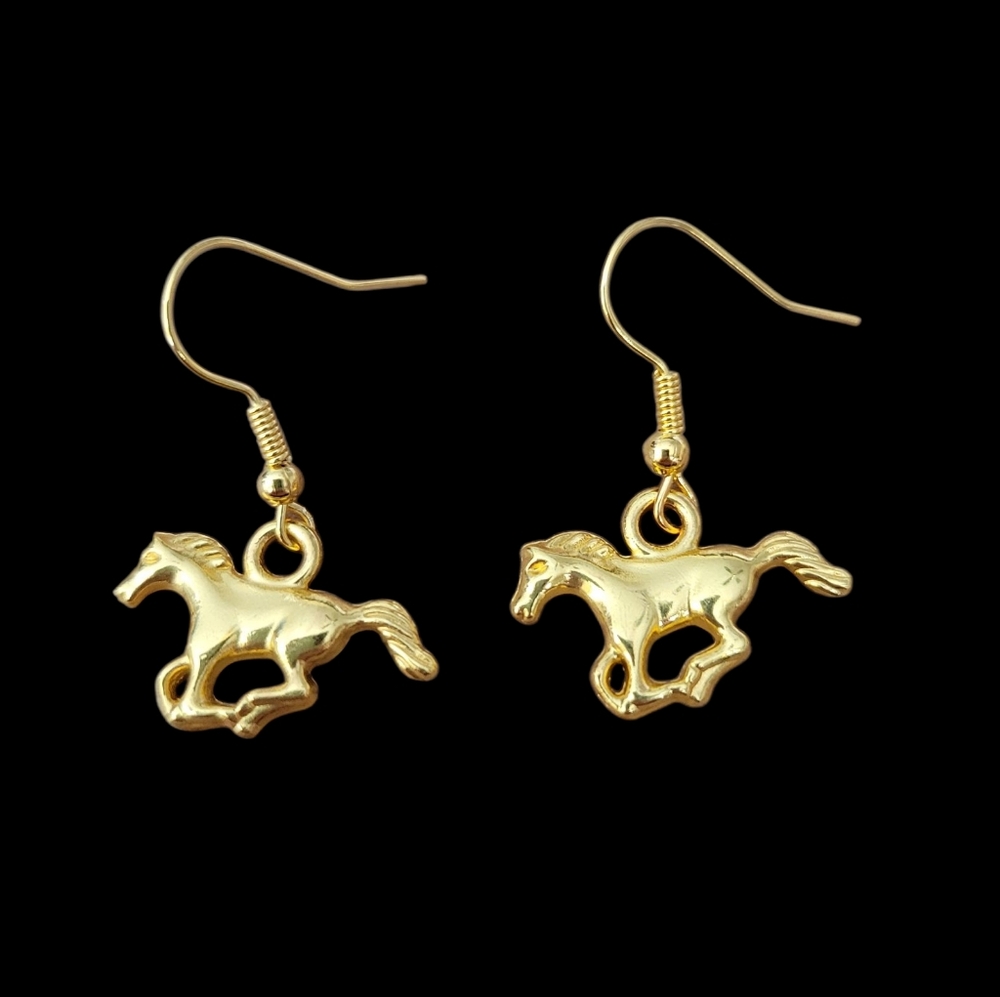 Horse running Earrings New